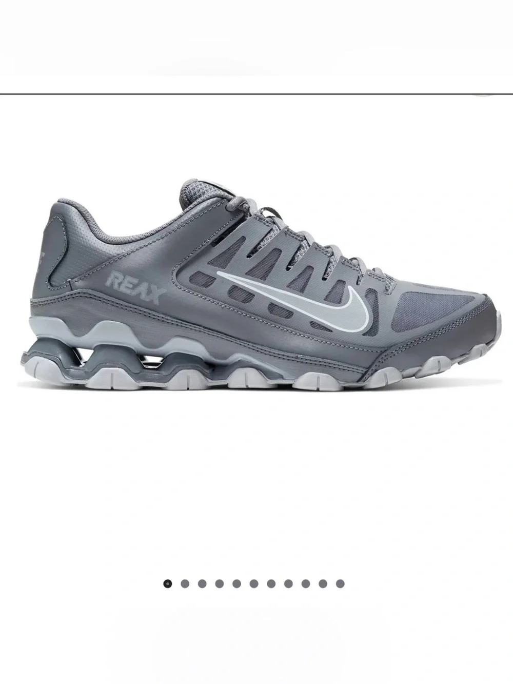 Nike Reax Men's‎ Grey Athletic Sneakers